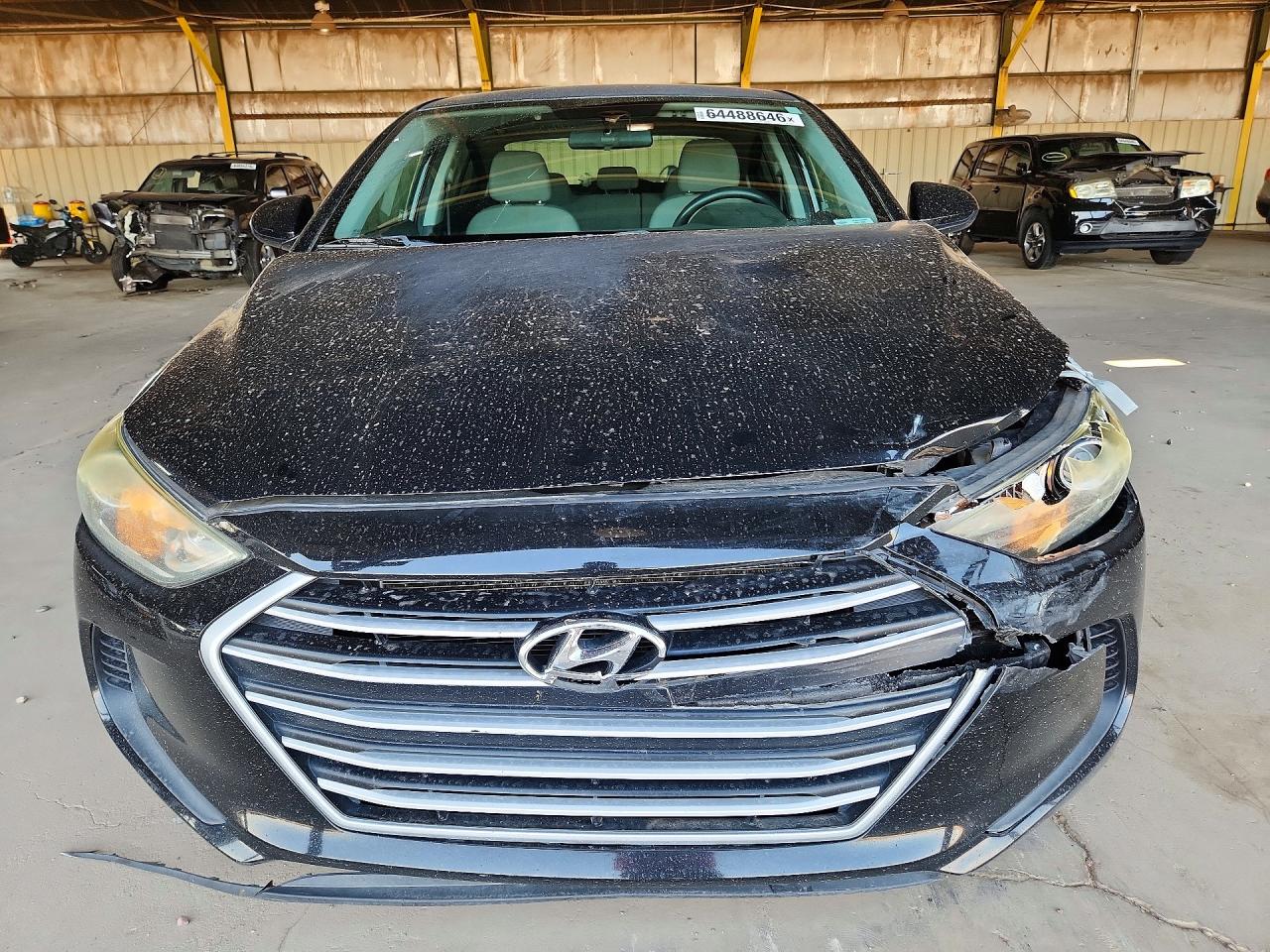 2017 Hyundai Elantra Se Black vin: 5NPD74LF8HH143314