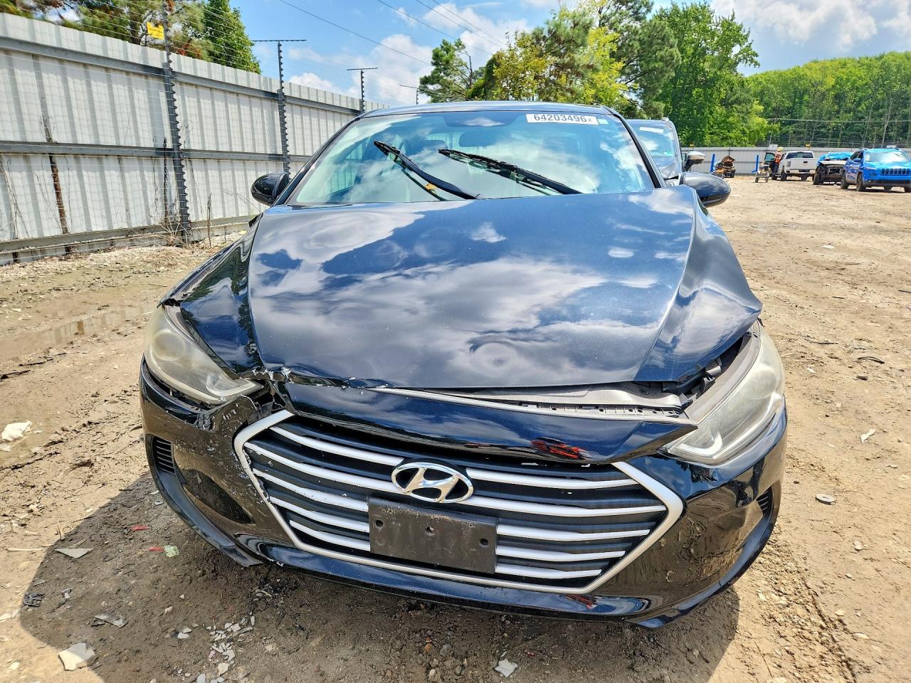 2018 Hyundai Elantra Se Black vin: 5NPD74LF8JH319977