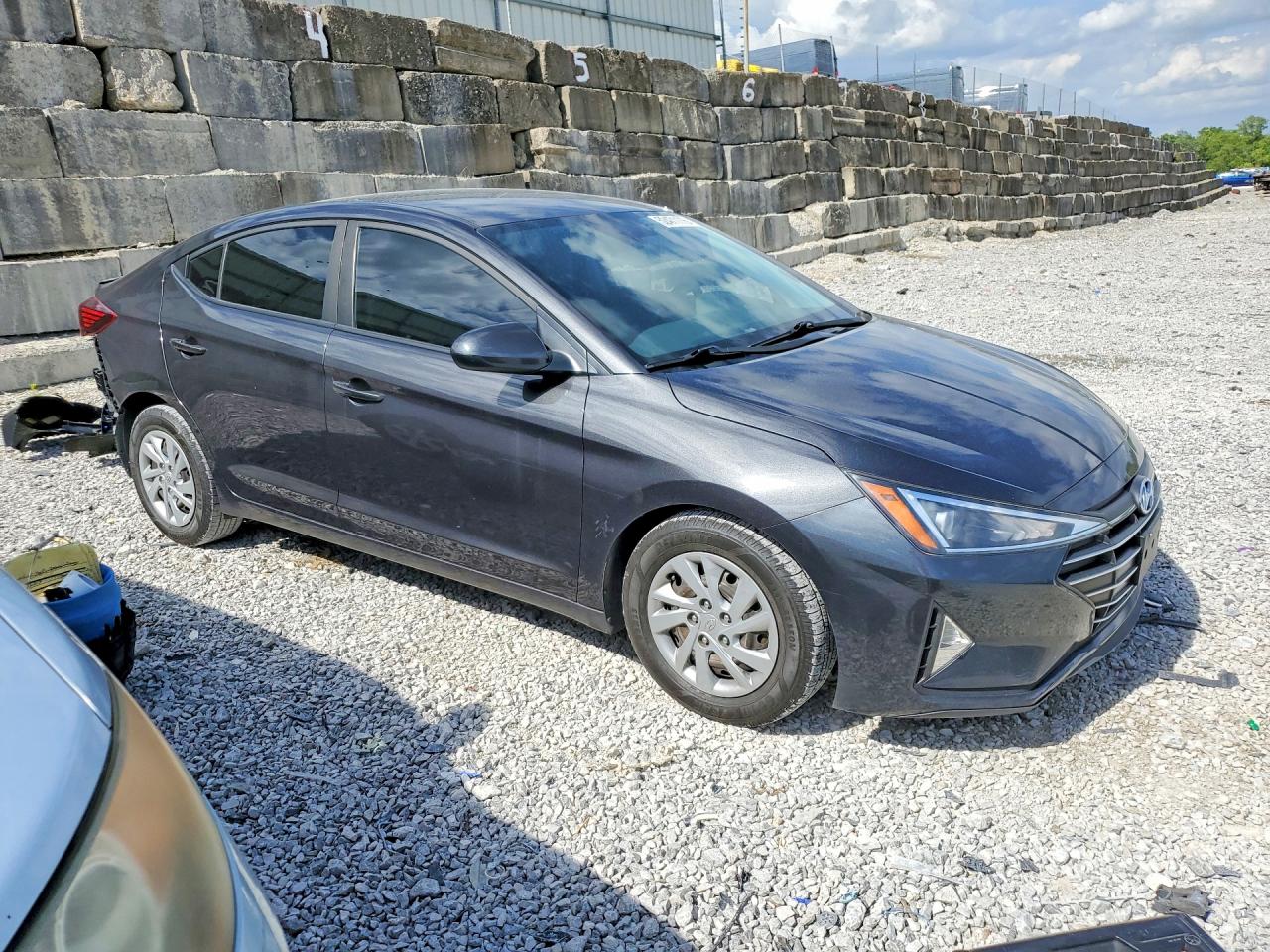 2020 Hyundai Elantra Se Серый vin: 5NPD74LF8LH601491