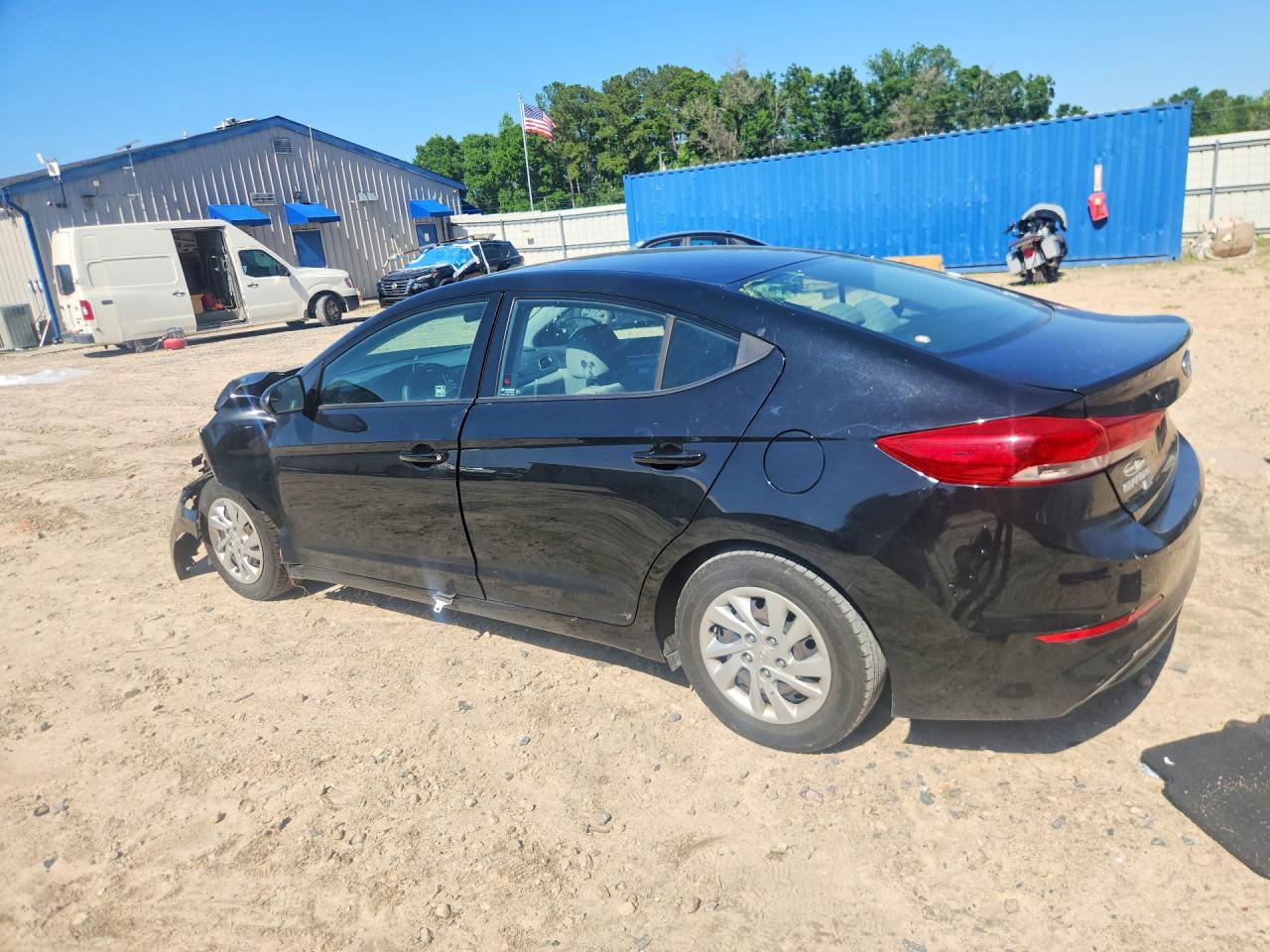 2018 Hyundai Elantra Se Black vin: 5NPD74LF9JH290750