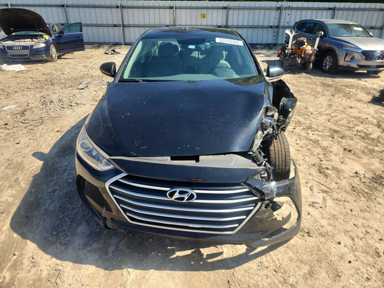 2018 Hyundai Elantra Se Black vin: 5NPD74LF9JH290750