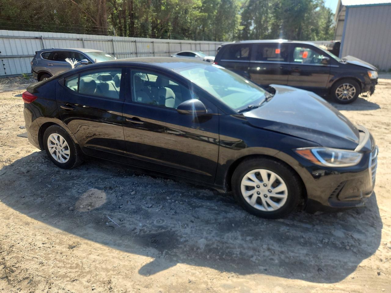 2018 Hyundai Elantra Se Black vin: 5NPD74LF9JH290750