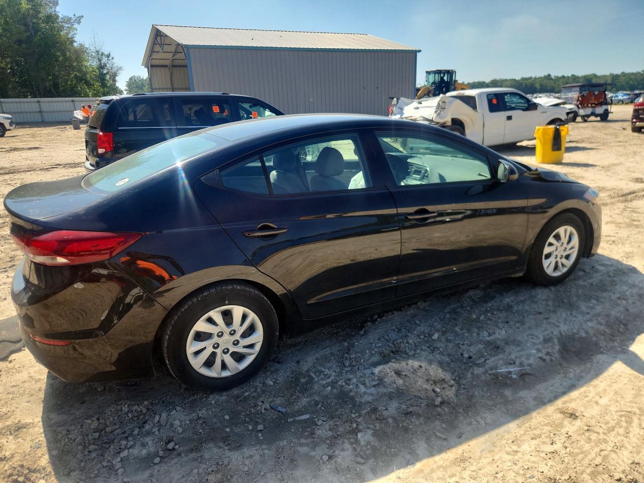 2018 Hyundai Elantra Se Black vin: 5NPD74LF9JH290750