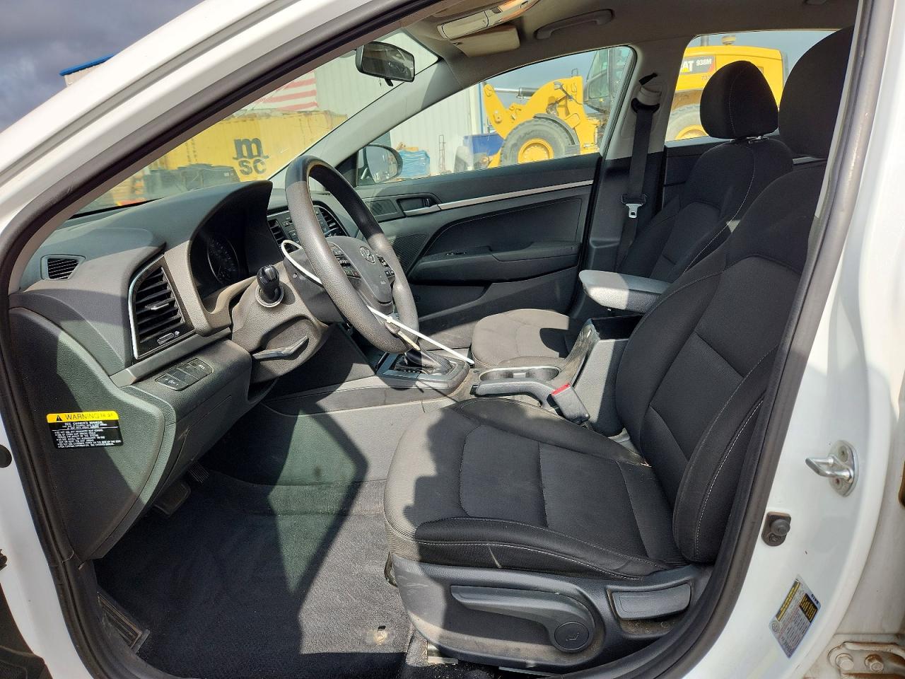 2018 Hyundai Elantra Se White vin: 5NPD74LF9JH354401