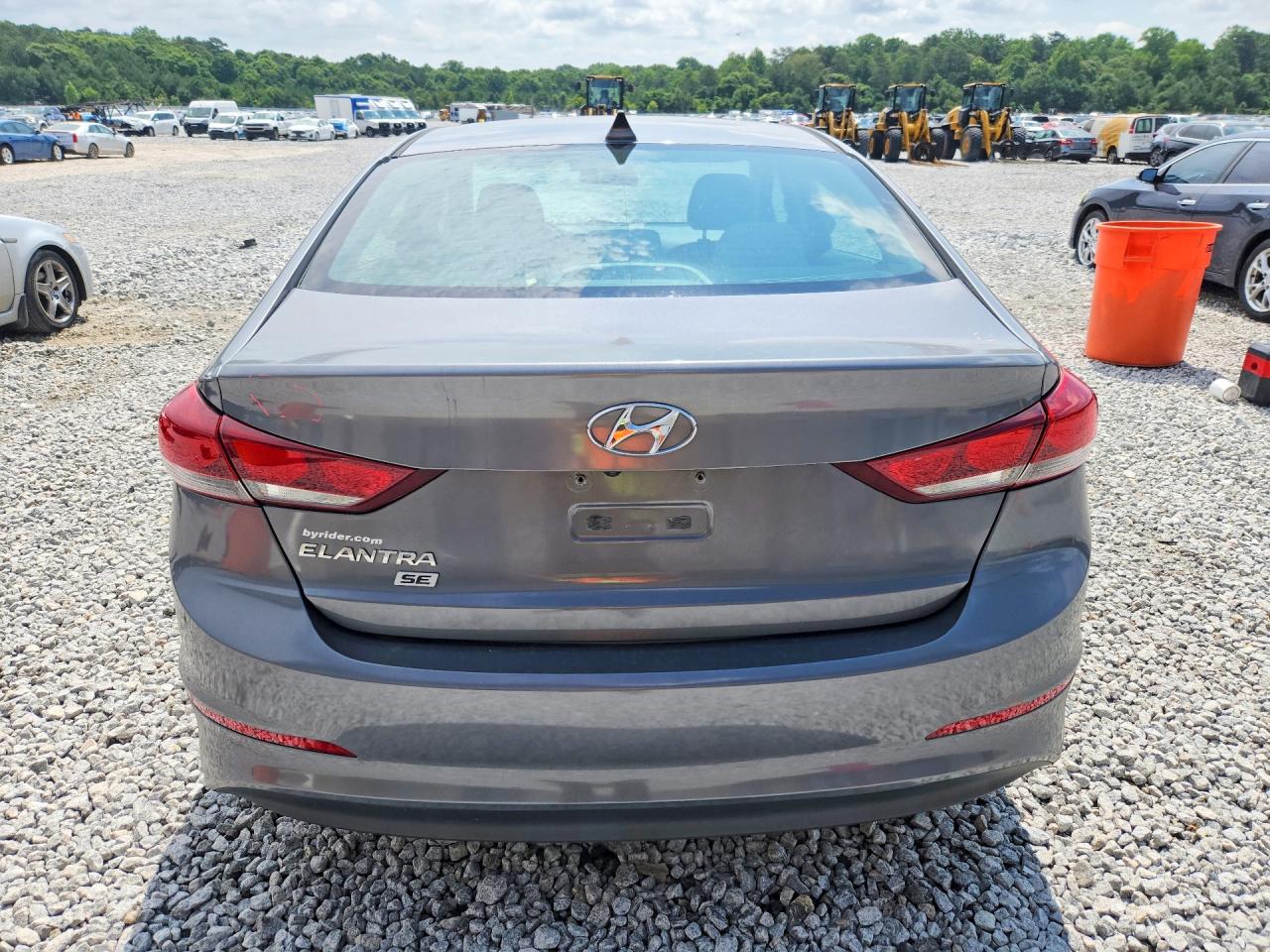 2018 Hyundai Elantra Se Серый vin: 5NPD74LF9JH378777