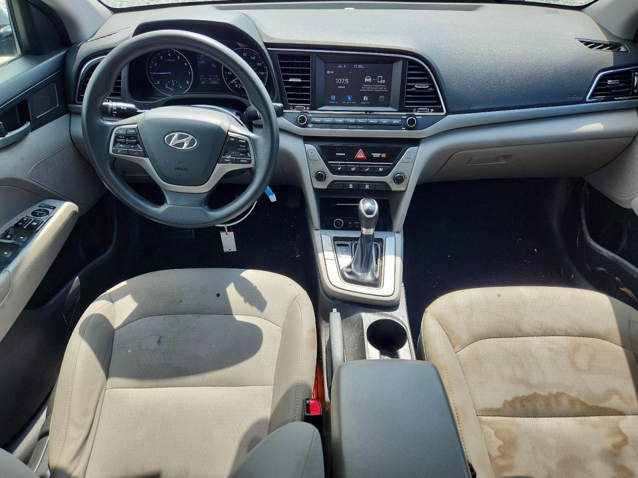 2018 Hyundai Elantra Se Серый vin: 5NPD74LF9JH378777