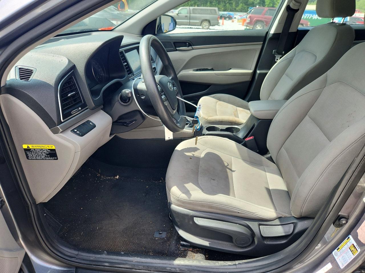 2018 Hyundai Elantra Se Серый vin: 5NPD74LF9JH378777