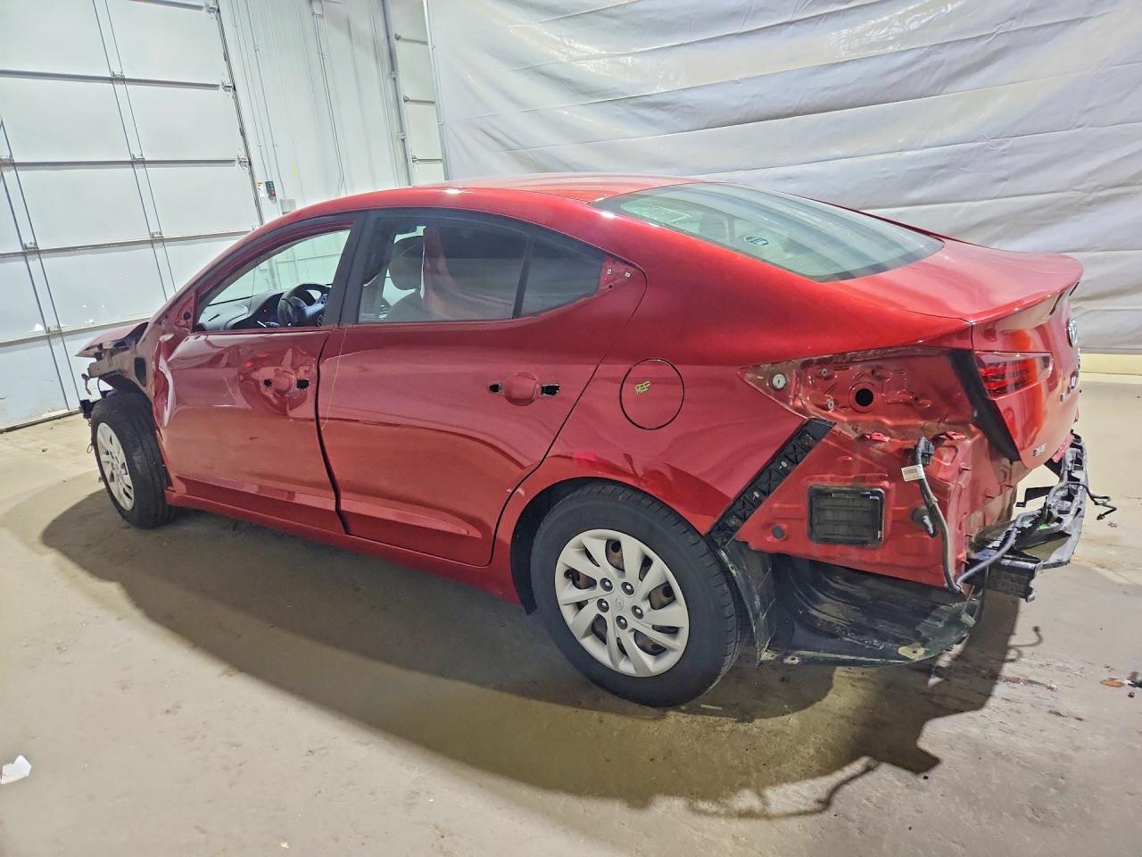 2019 Hyundai Elantra Se Red vin: 5NPD74LF9KH425095