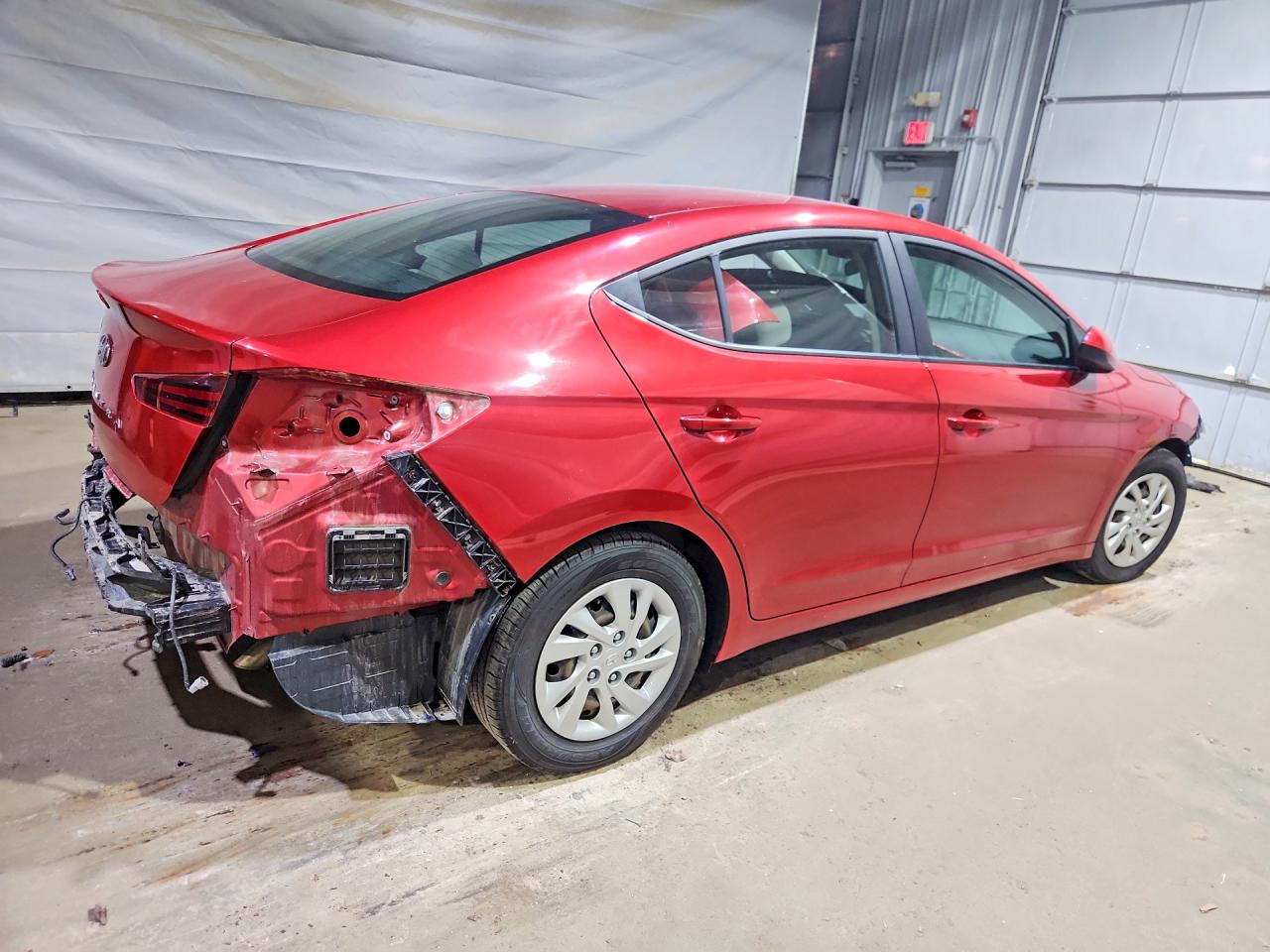 2019 Hyundai Elantra Se Red vin: 5NPD74LF9KH425095