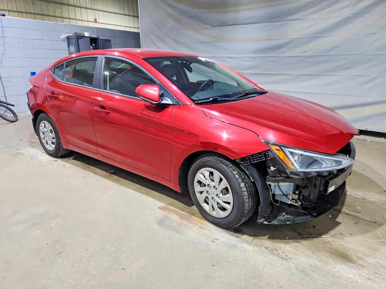 2019 Hyundai Elantra Se Red vin: 5NPD74LF9KH425095
