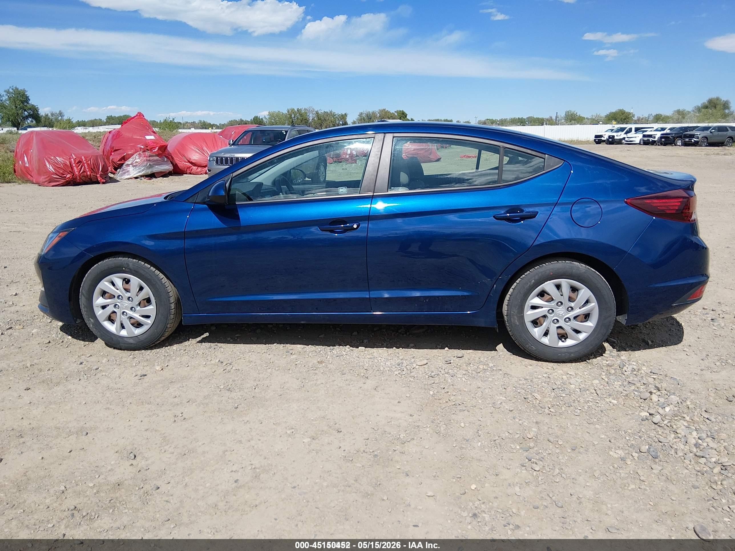 2020 Hyundai Elantra Se Blue vin: 5NPD74LF9LH600916