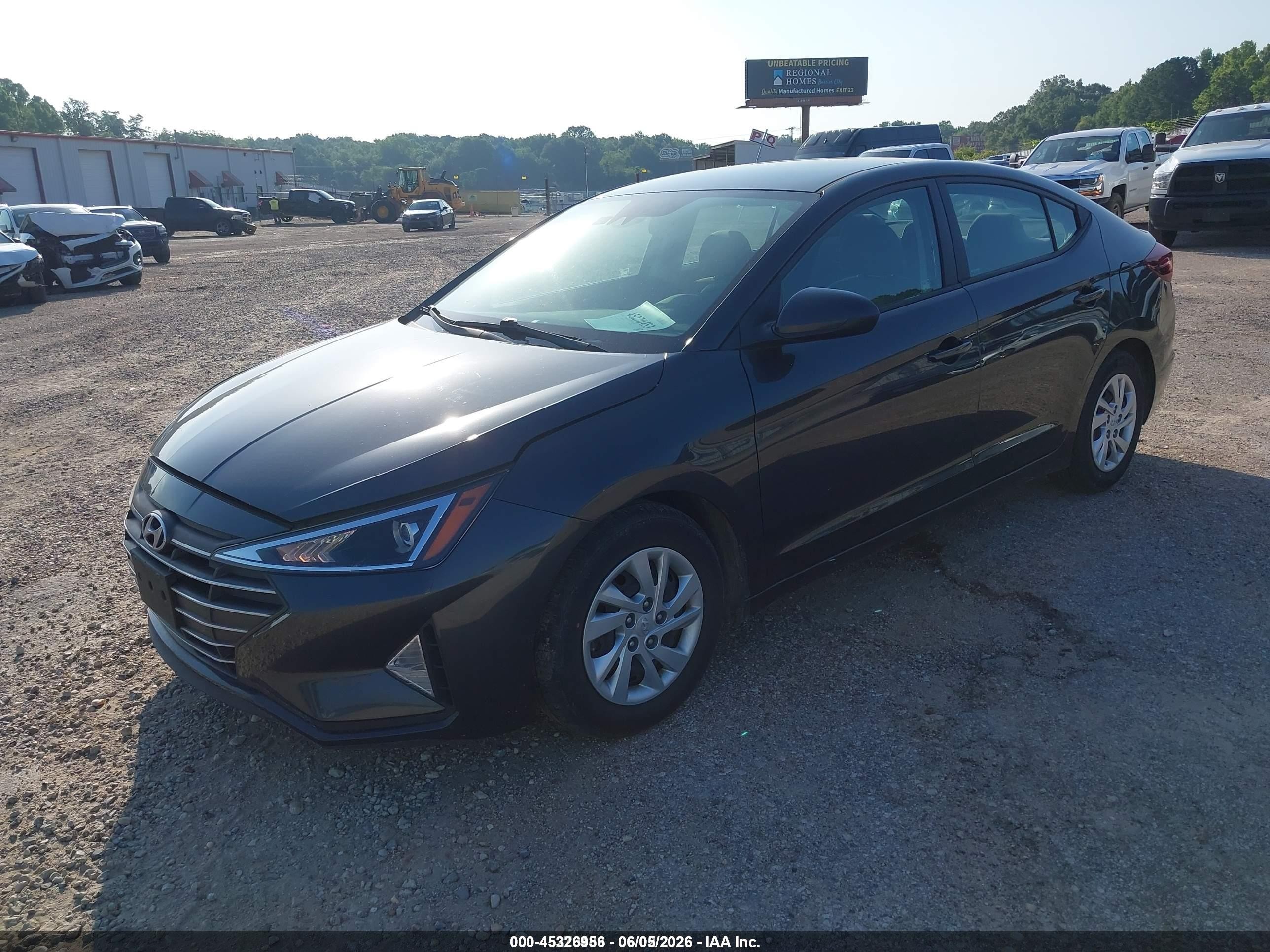 2020 Hyundai Elantra Se Black vin: 5NPD74LF9LH614816