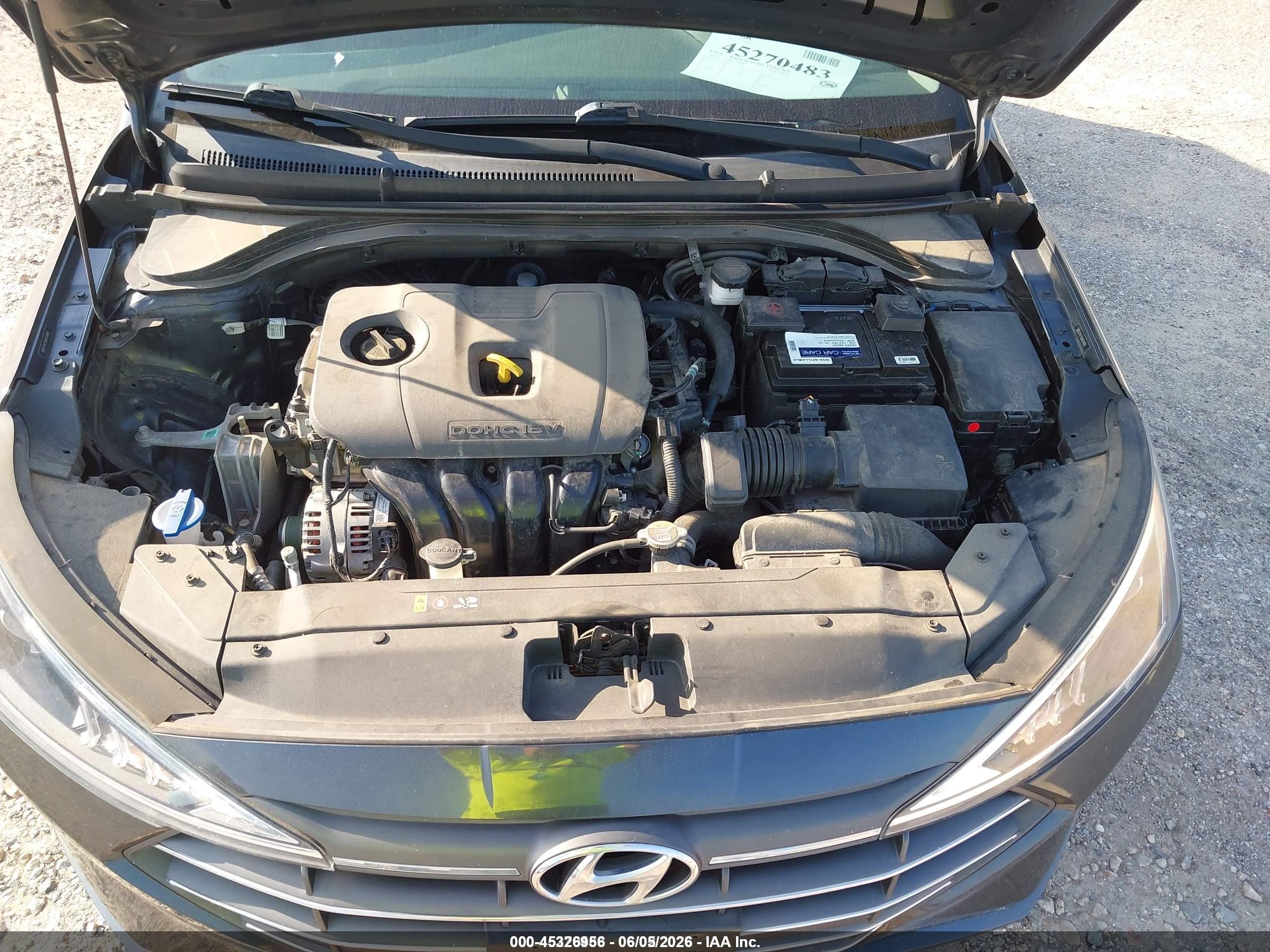 2020 Hyundai Elantra Se Black vin: 5NPD74LF9LH614816