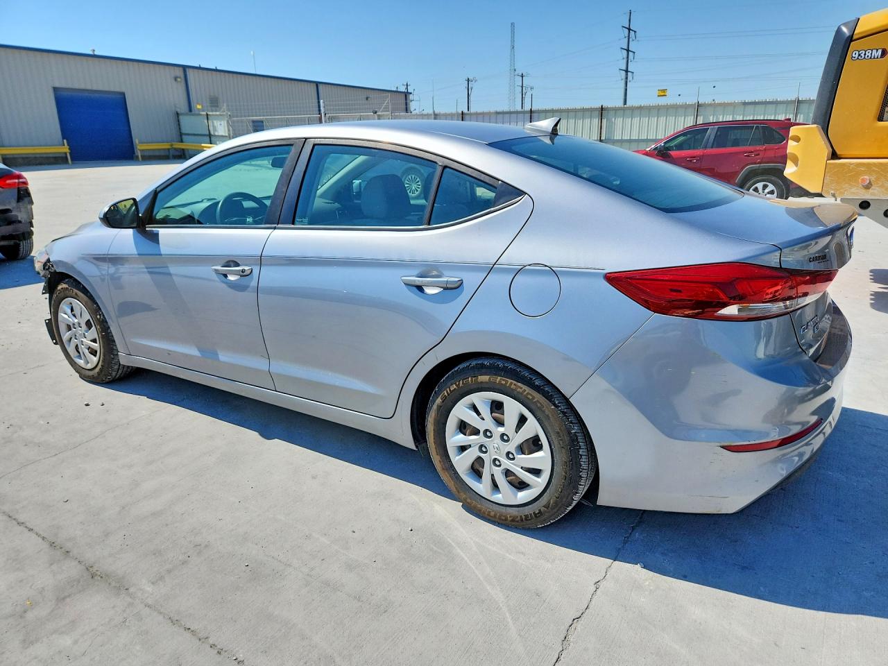 2017 Hyundai Elantra Se Silver vin: 5NPD74LFXHH113280