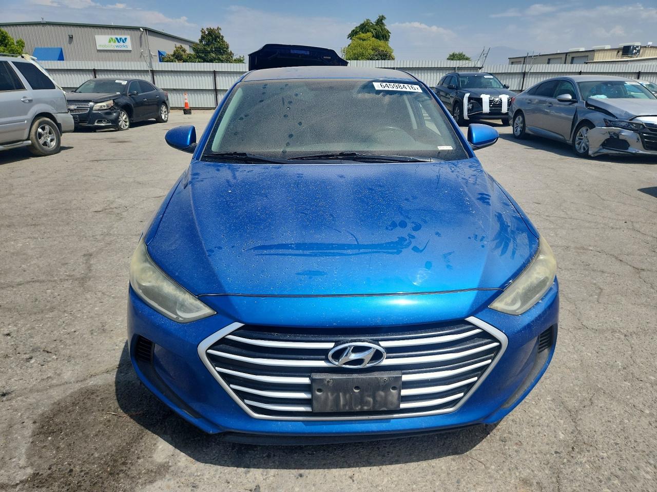2017 Hyundai Elantra Se Blue vin: 5NPD74LFXHH146828