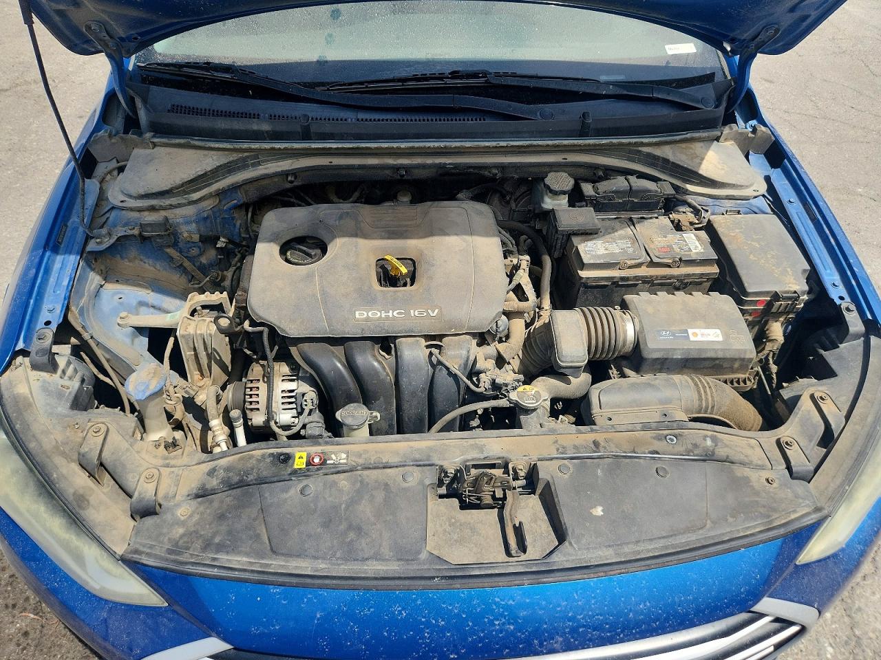 2017 Hyundai Elantra Se Blue vin: 5NPD74LFXHH146828