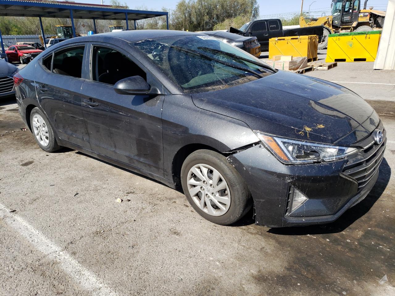 2020 Hyundai Elantra Se Gray vin: 5NPD74LFXLH605803