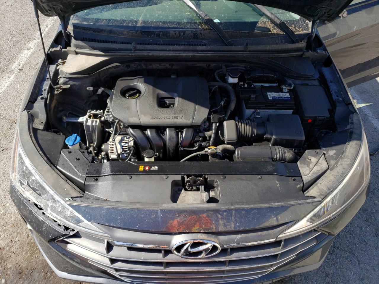 2020 Hyundai Elantra Se Gray vin: 5NPD74LFXLH605803