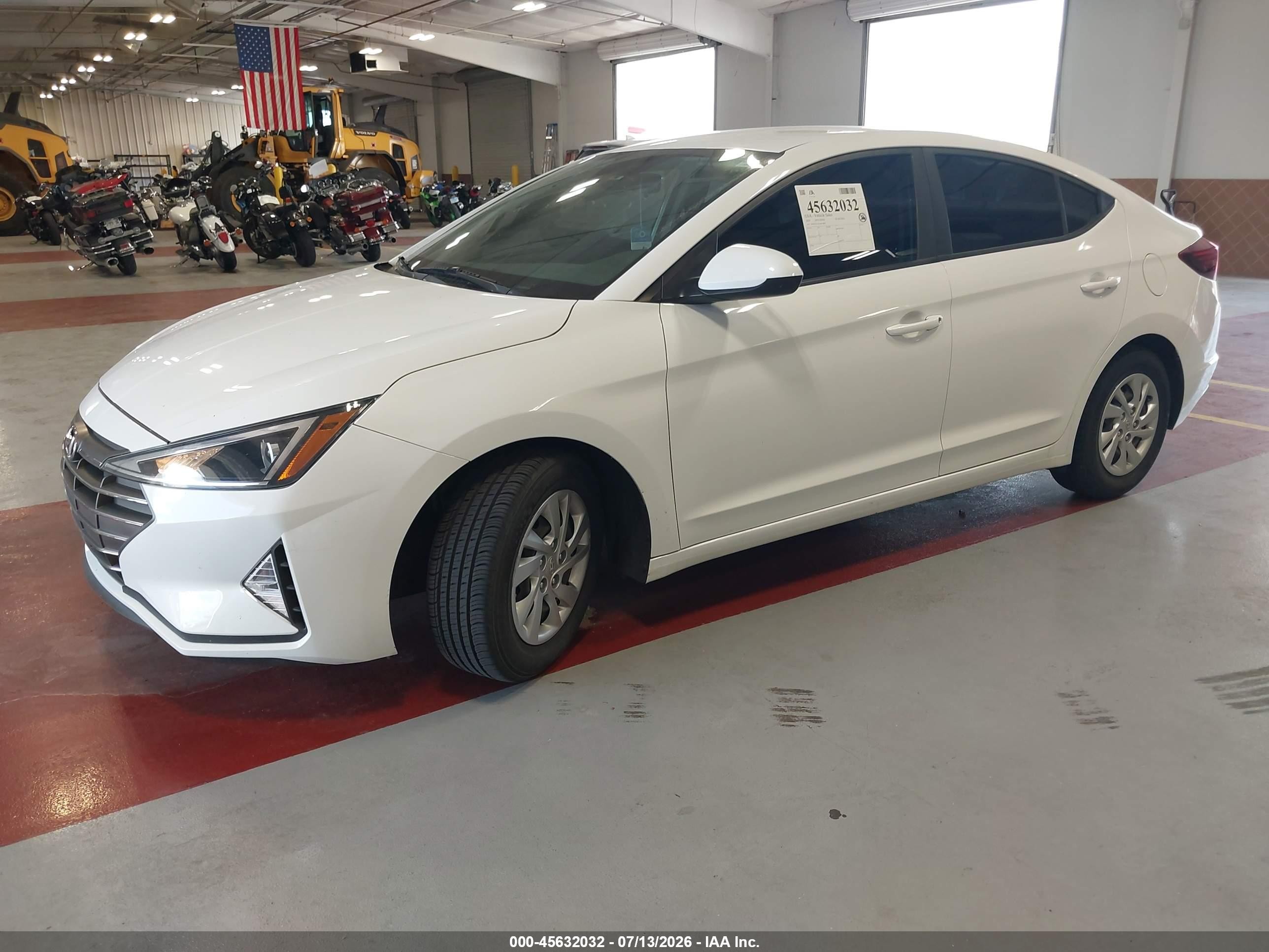 2020 Hyundai Elantra Se Белый vin: 5NPD74LFXLH612864