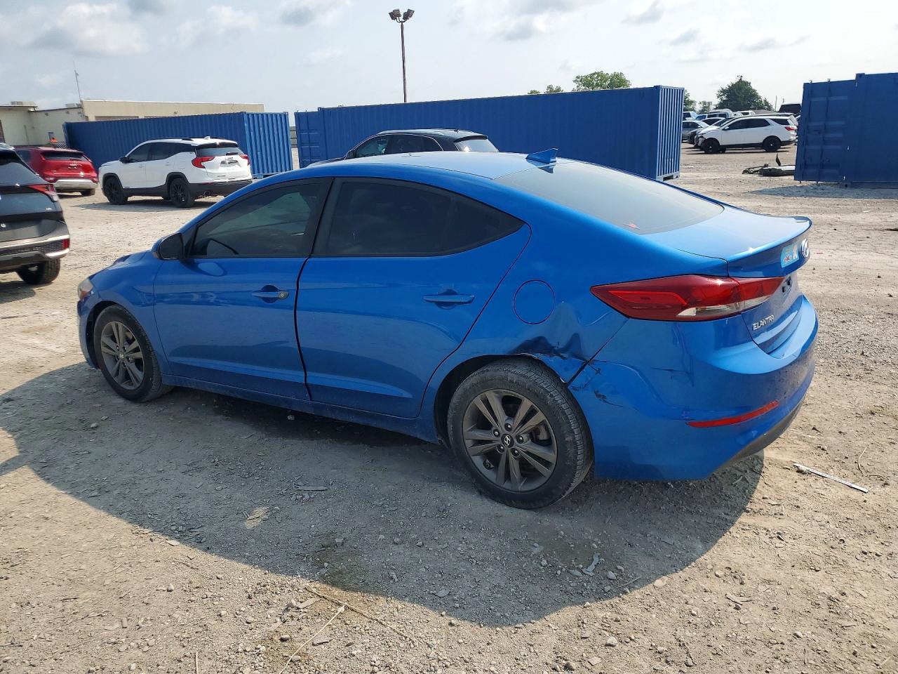 2018 Hyundai Elantra Sel Blue vin: 5NPD84LF0JH228232