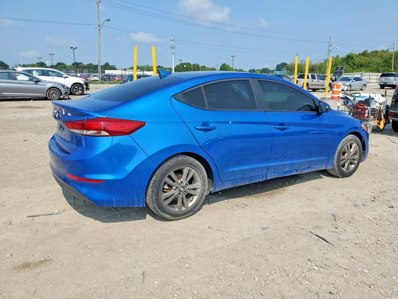 2018 Hyundai Elantra Sel Blue vin: 5NPD84LF0JH228232