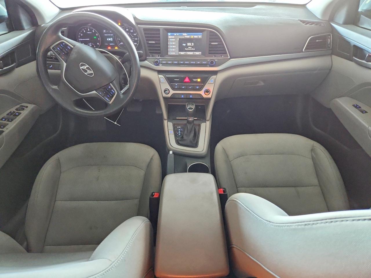 2018 Hyundai Elantra Sel Silver vin: 5NPD84LF0JH259691