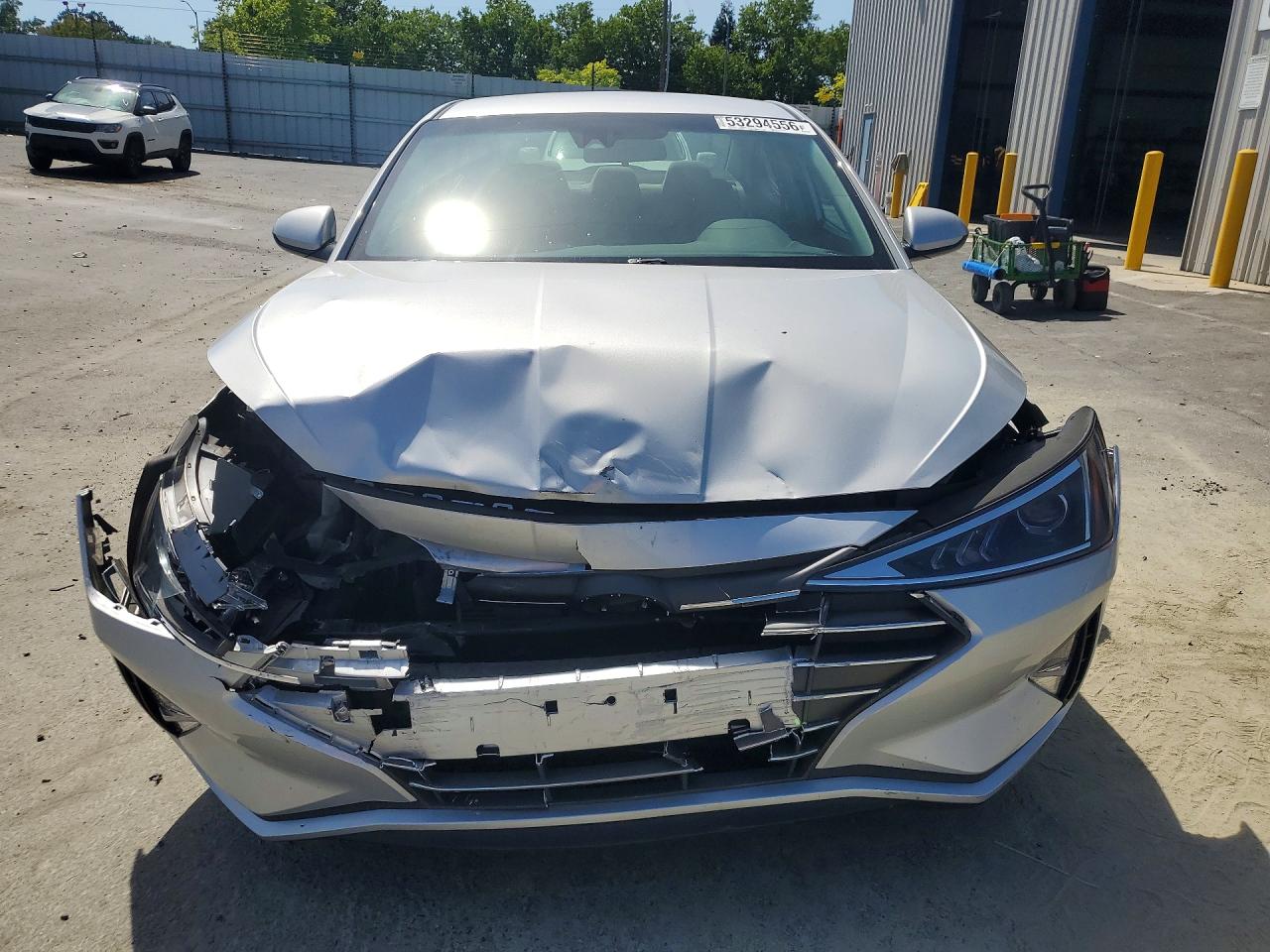 2020 Hyundai Elantra Sel Silver vin: 5NPD84LF0LH514648