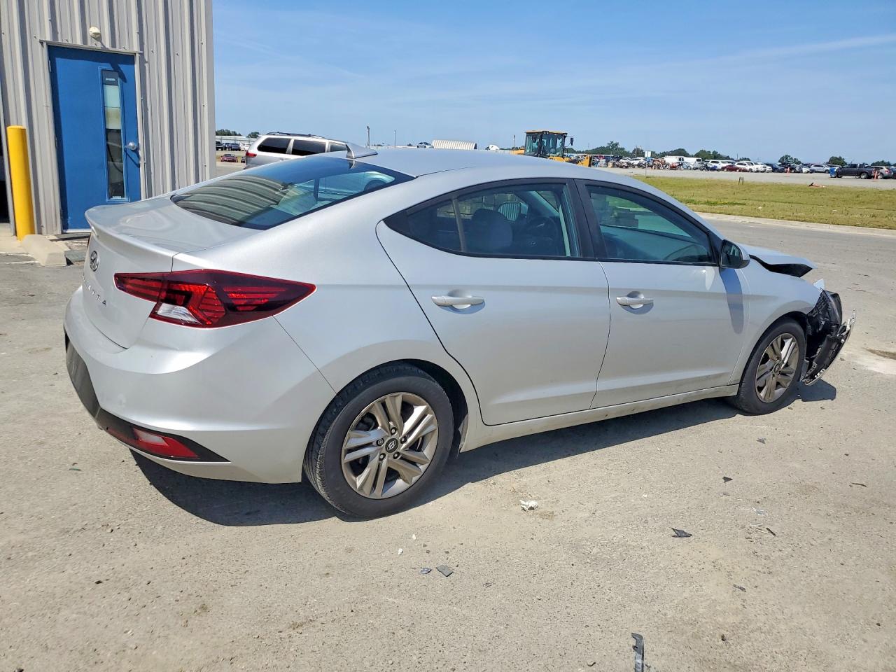 2020 Hyundai Elantra Sel Silver vin: 5NPD84LF0LH514648