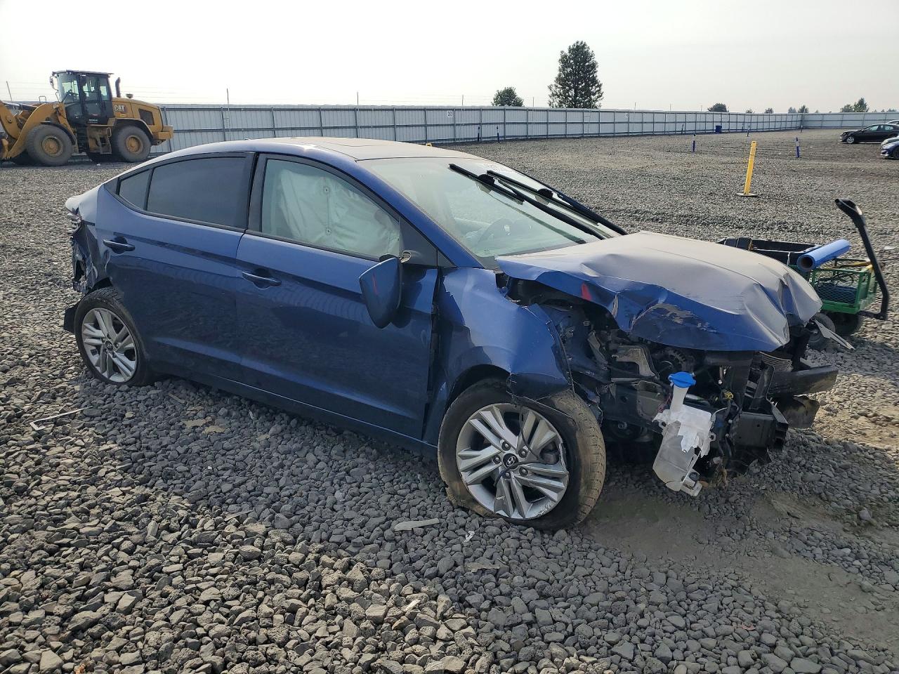 2020 Hyundai Elantra Value Edition Blue vin: 5NPD84LF0LH592587