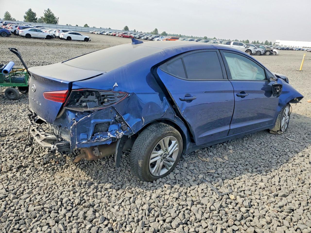 2020 Hyundai Elantra Value Edition Blue vin: 5NPD84LF0LH592587