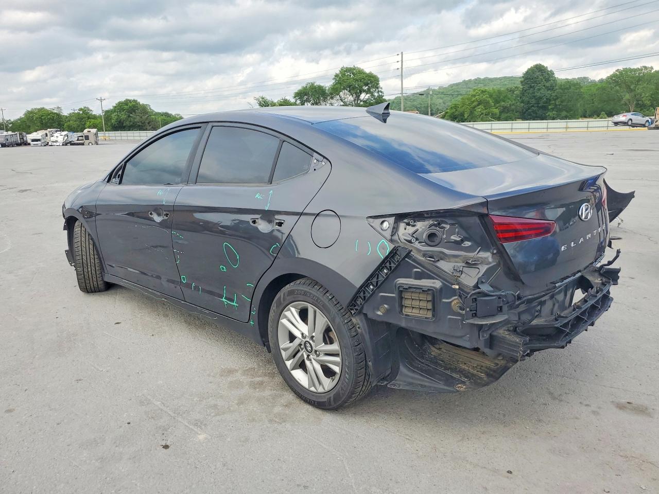 2020 Hyundai Elantra Sel Gray vin: 5NPD84LF0LH611882