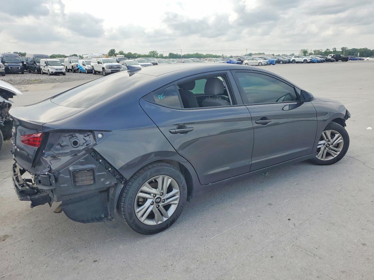 2020 Hyundai Elantra Sel Gray vin: 5NPD84LF0LH611882