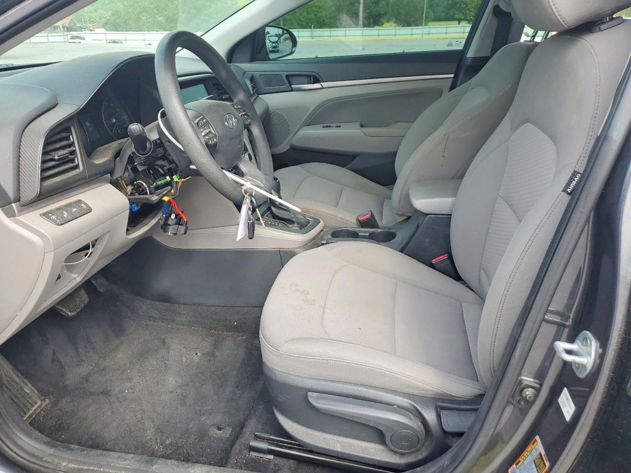 2020 Hyundai Elantra Sel Gray vin: 5NPD84LF0LH611882