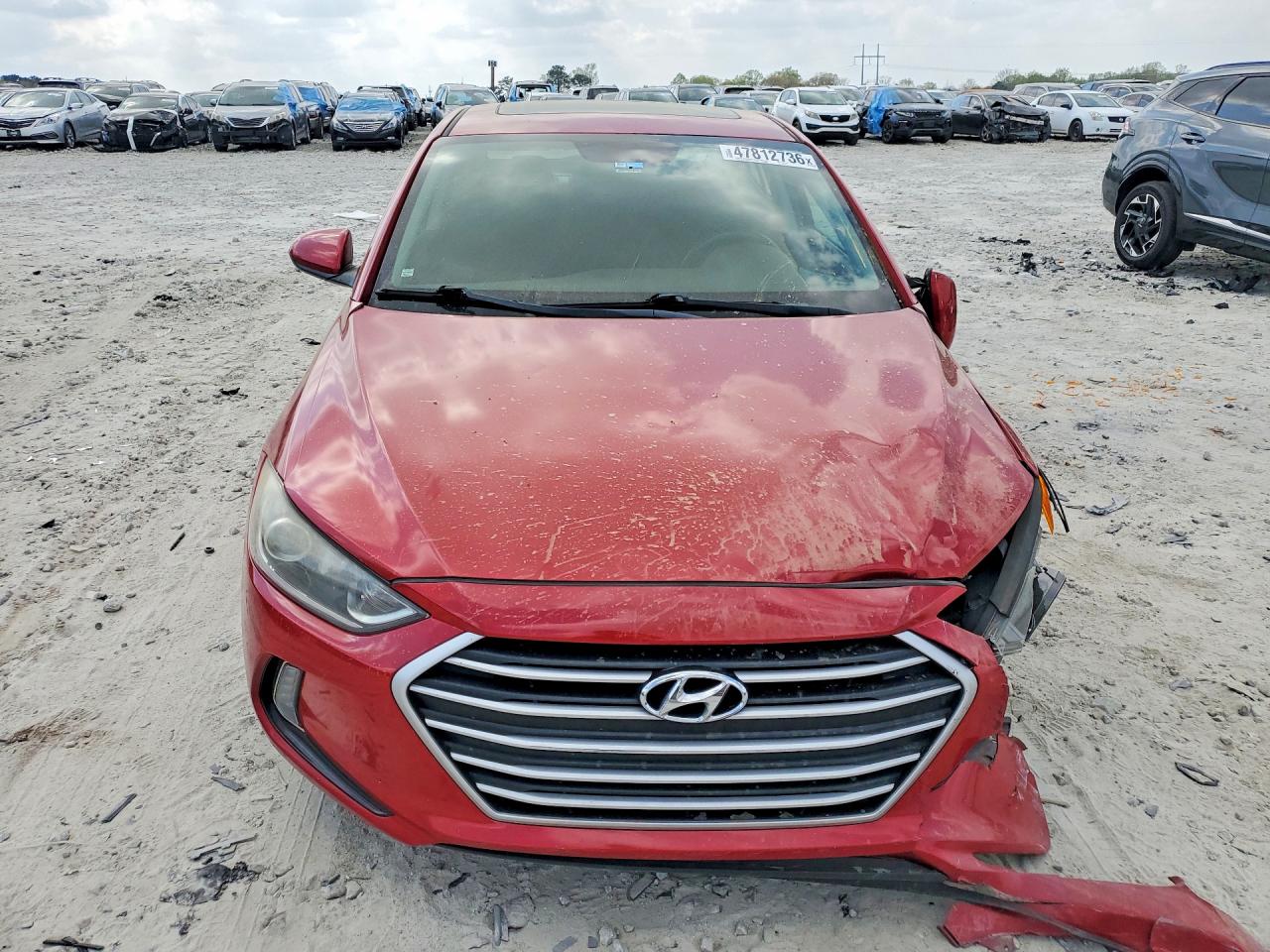 2017 Hyundai Elantra Value Edition Red vin: 5NPD84LF1HH117120