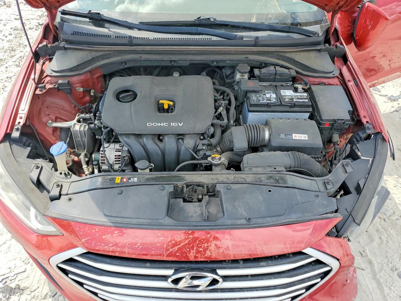 2017 Hyundai Elantra Value Edition Red vin: 5NPD84LF1HH117120