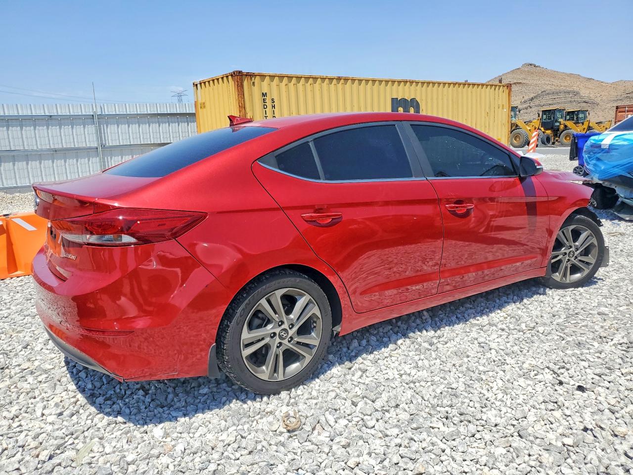 2018 Hyundai Elantra Limited Red vin: 5NPD84LF1JH217594