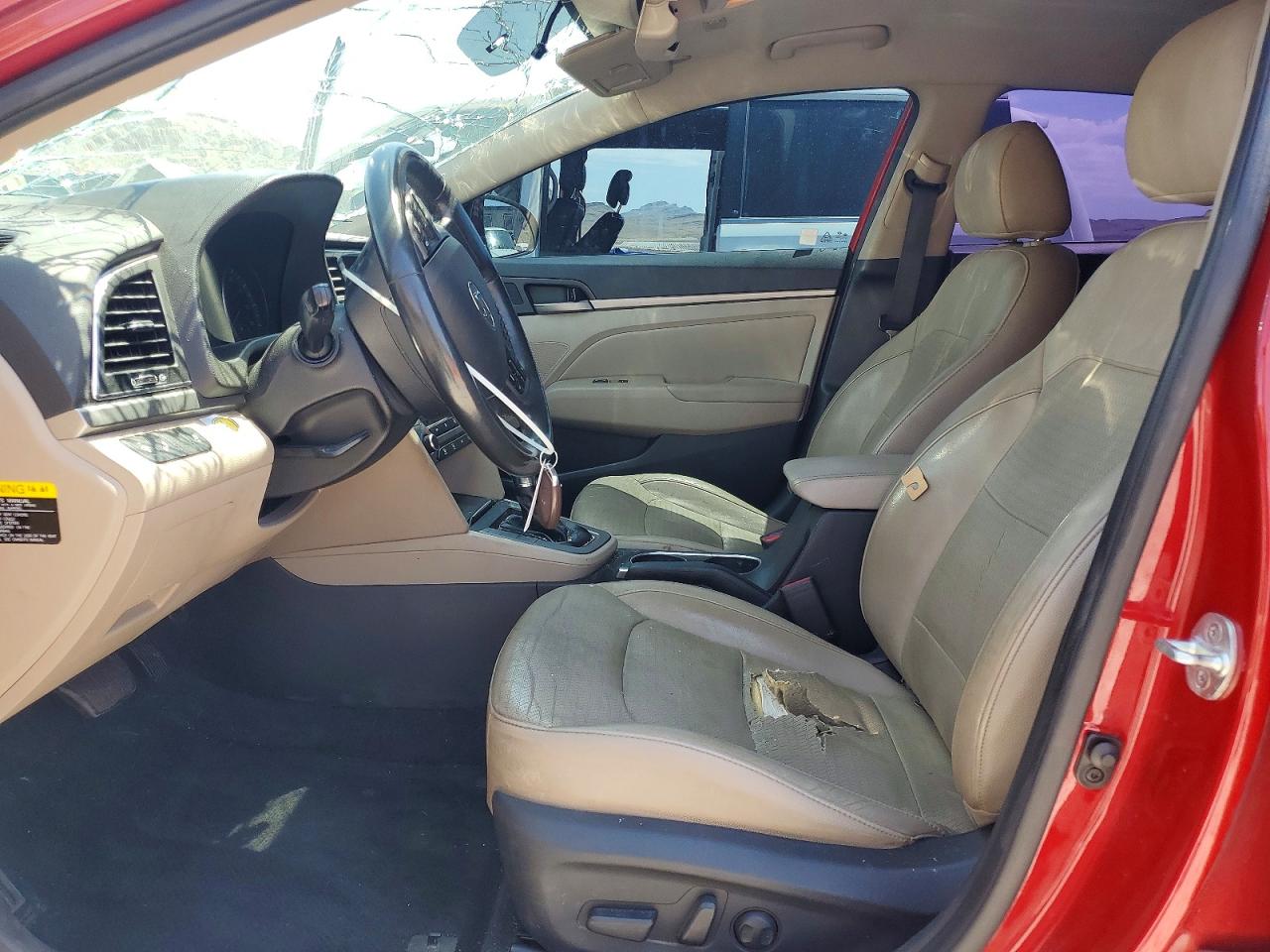2018 Hyundai Elantra Limited Red vin: 5NPD84LF1JH217594