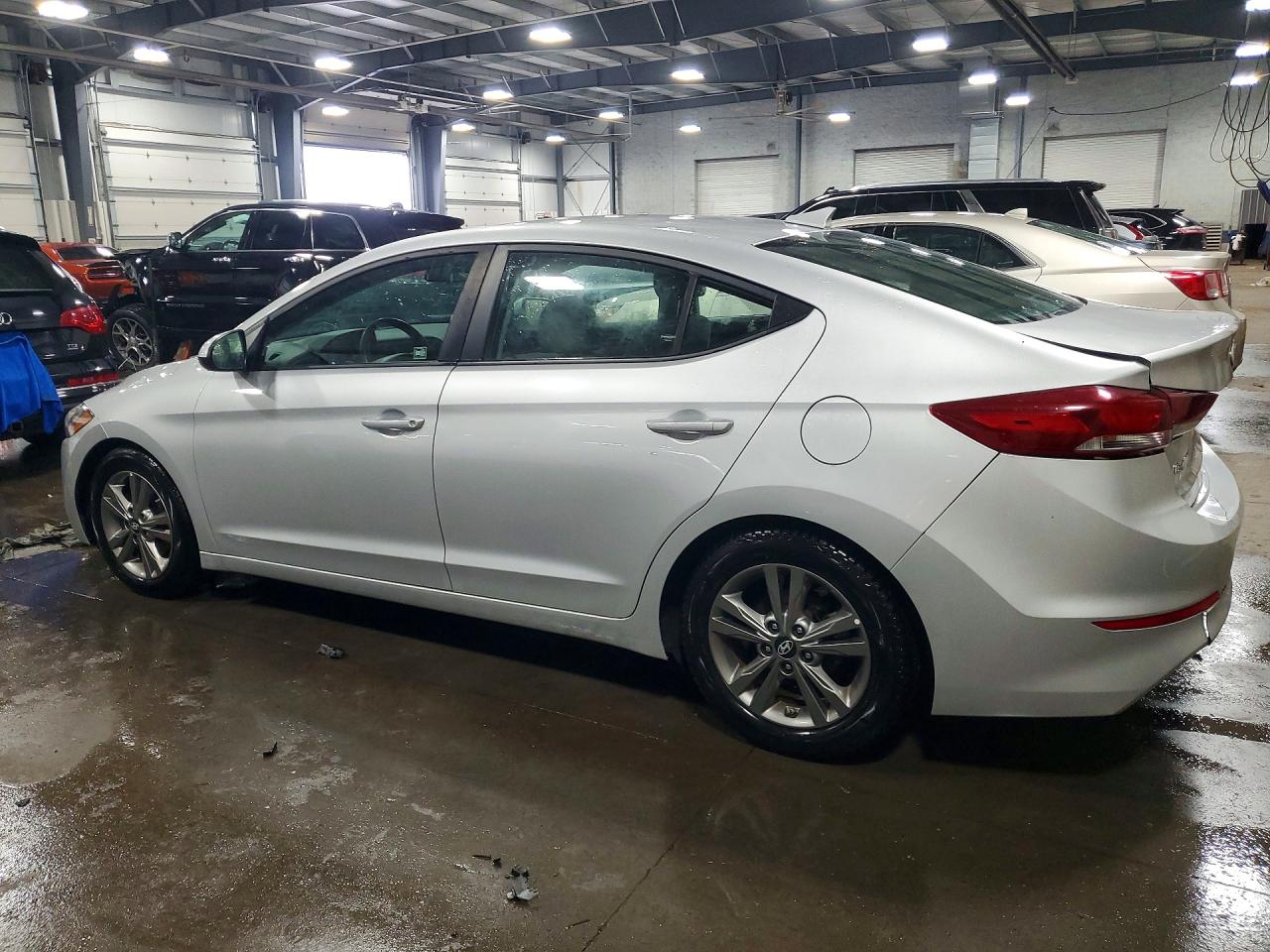 2018 Hyundai Elantra Sel Silver vin: 5NPD84LF1JH217949
