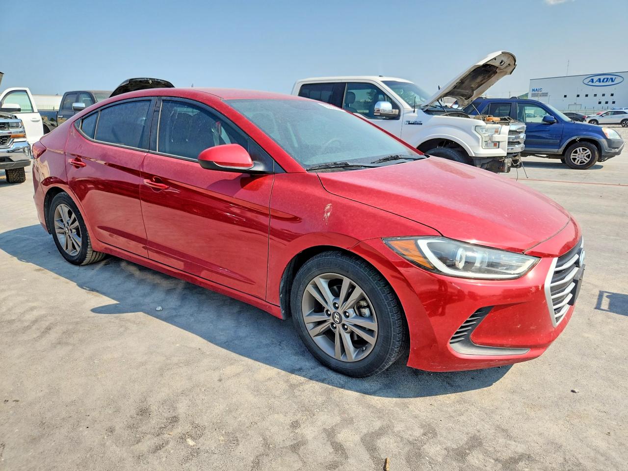 2018 Hyundai Elantra Sel Red vin: 5NPD84LF1JH346726