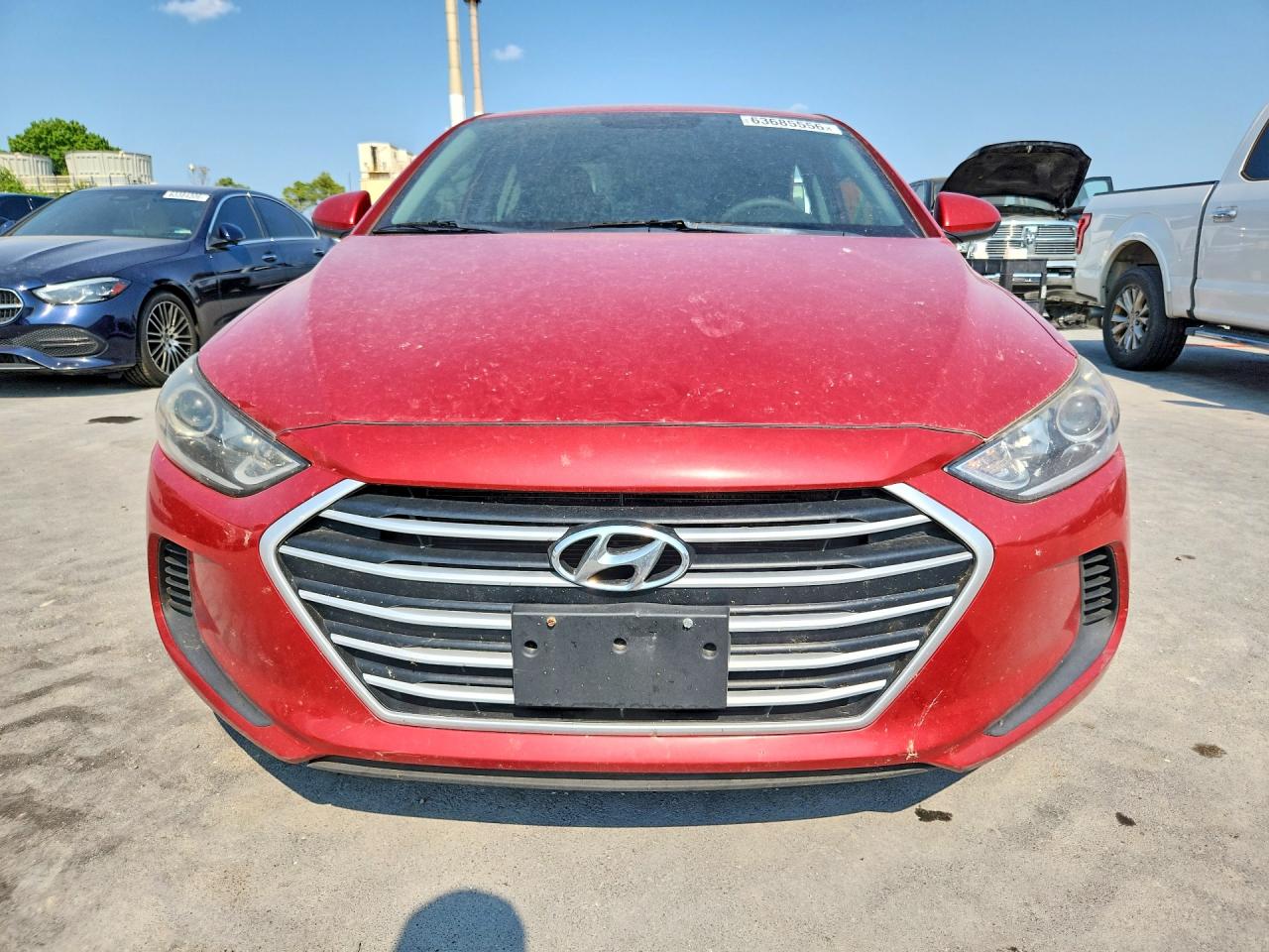 2018 Hyundai Elantra Sel Red vin: 5NPD84LF1JH346726