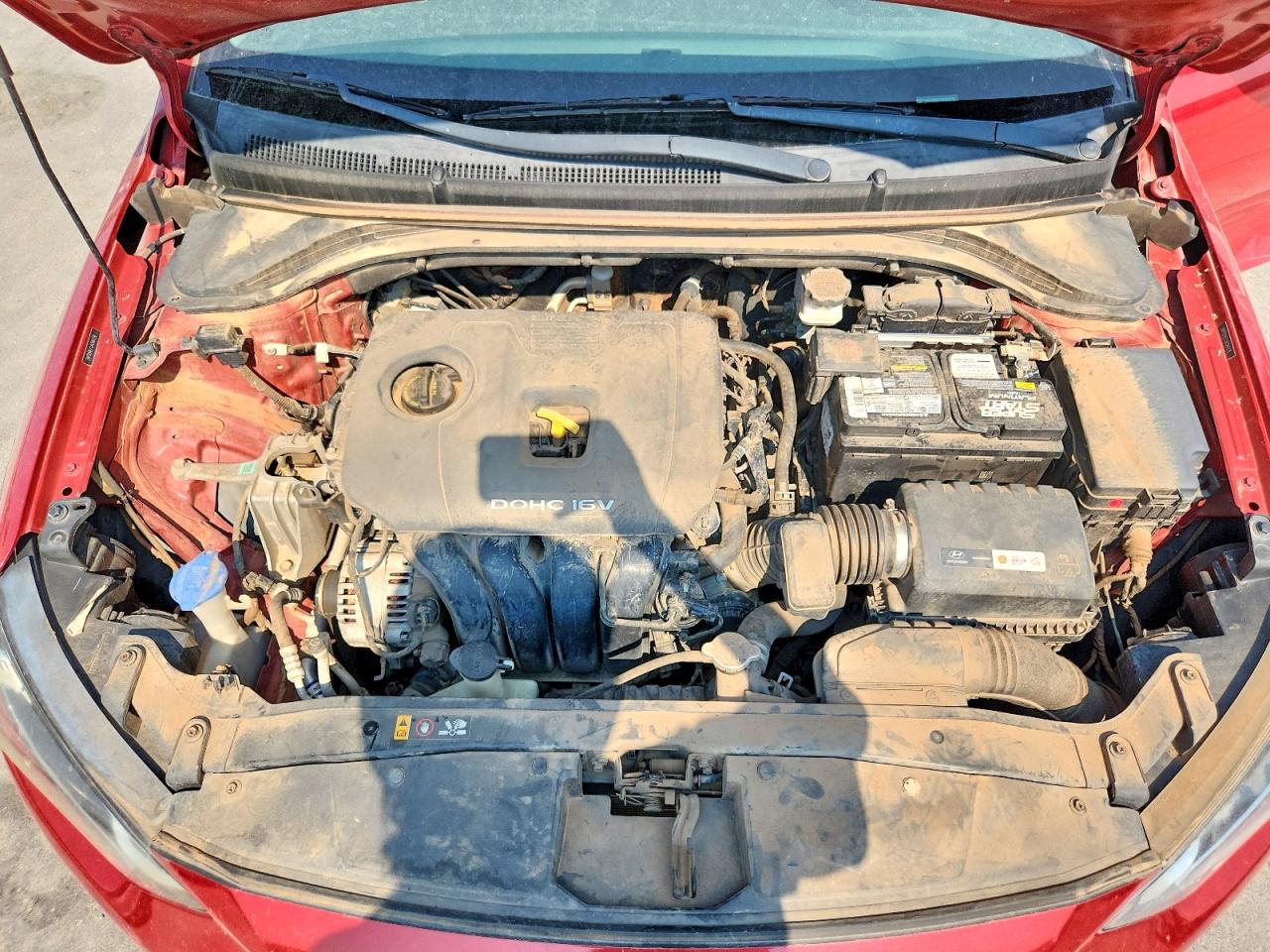 2018 Hyundai Elantra Sel Red vin: 5NPD84LF1JH346726