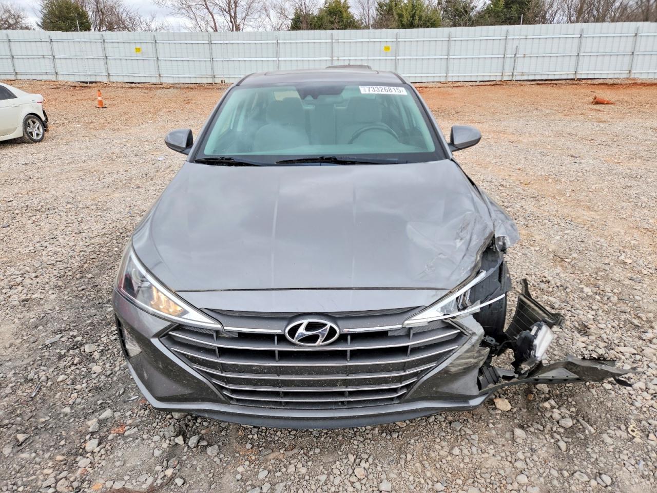 2020 Hyundai Elantra Gray vin: 5NPD84LF1LH541499