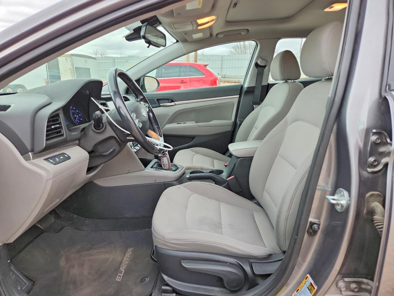 2020 Hyundai Elantra Gray vin: 5NPD84LF1LH541499