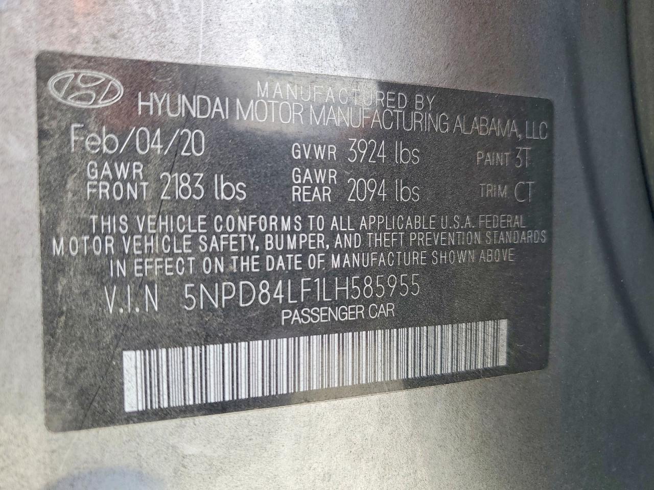 2020 Hyundai Elantra Value Edition Silver vin: 5NPD84LF1LH585955