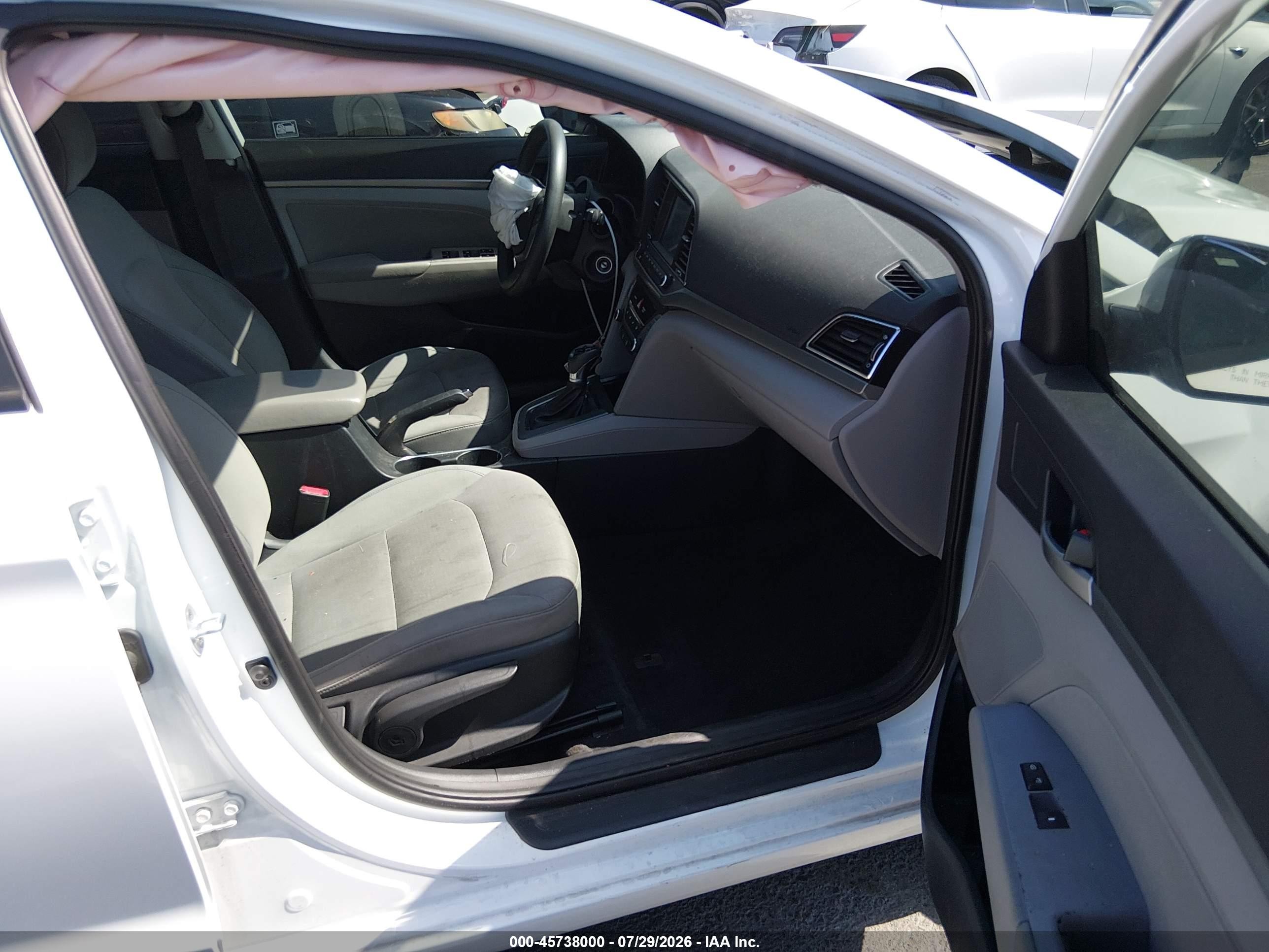 2017 Hyundai Elantra Se White vin: 5NPD84LF2HH028768