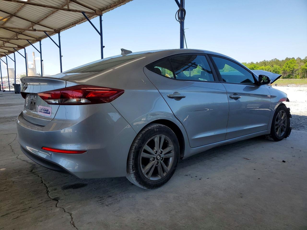 2017 Hyundai Elantra Se Silver vin: 5NPD84LF2HH083561