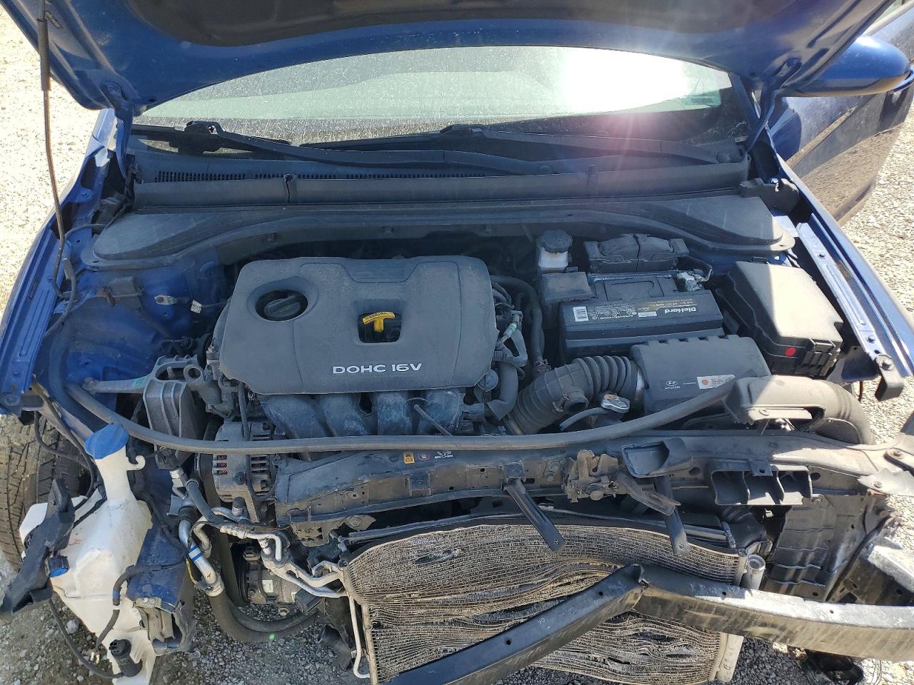 2017 Hyundai Elantra Se Синий vin: 5NPD84LF2HH099081