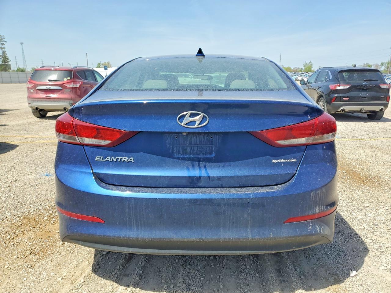 2017 Hyundai Elantra Se Синий vin: 5NPD84LF2HH099081