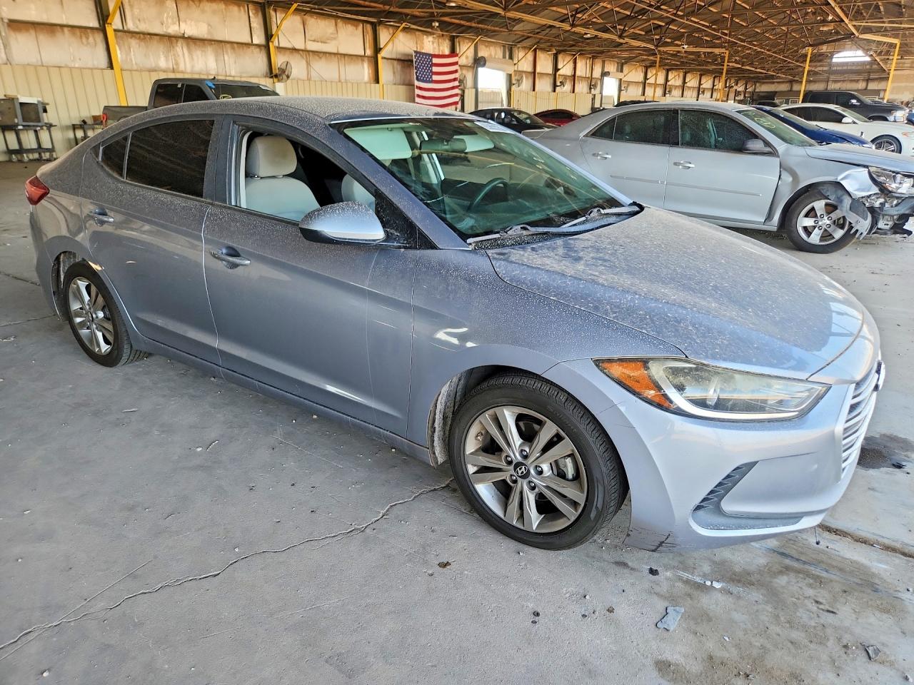2017 Hyundai Elantra Se Gray vin: 5NPD84LF2HH107776