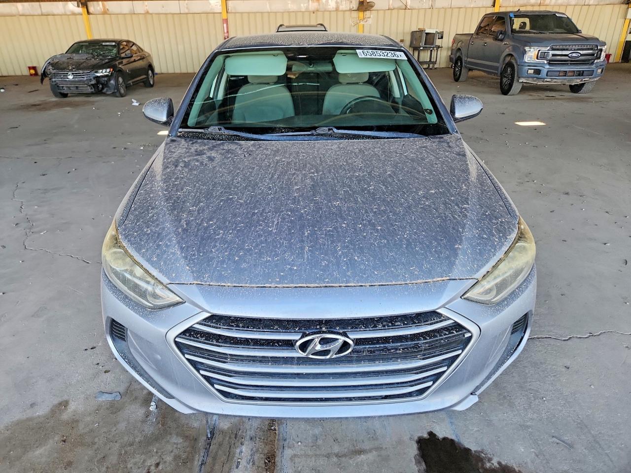 2017 Hyundai Elantra Se Gray vin: 5NPD84LF2HH107776